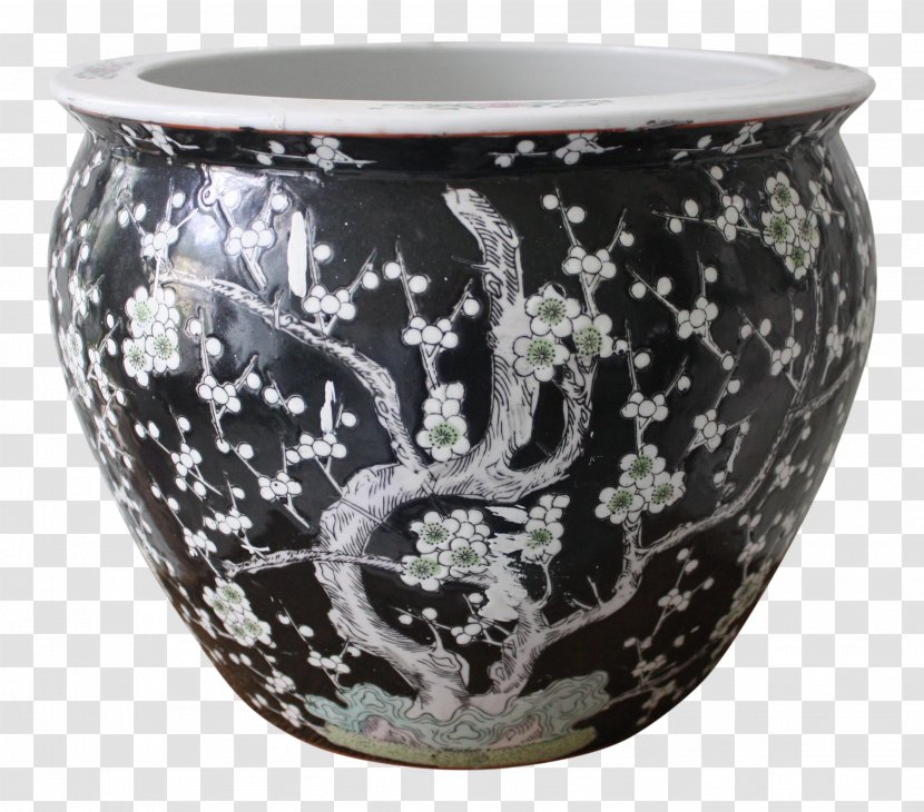 Ceramic Porcelain Vase Pottery Glass - Chinoiserie Transparent PNG