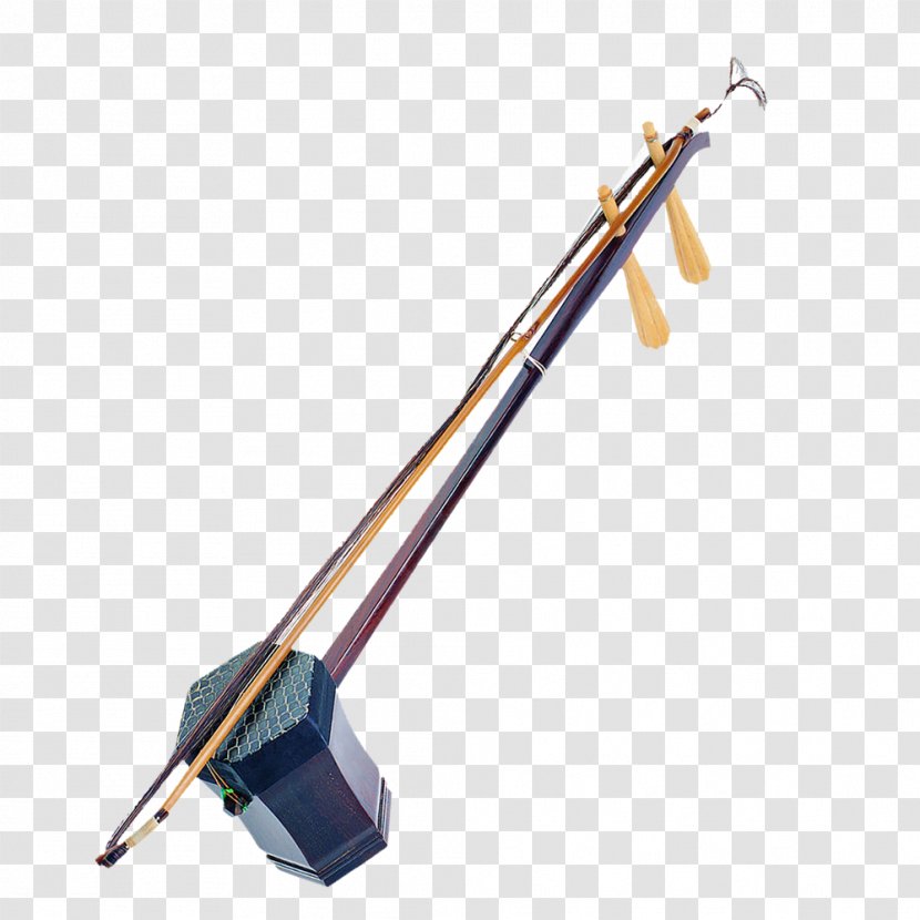 Erhu Musical Instrument Bowed String Violin - Flower - Decorative Pattern Elements Transparent PNG