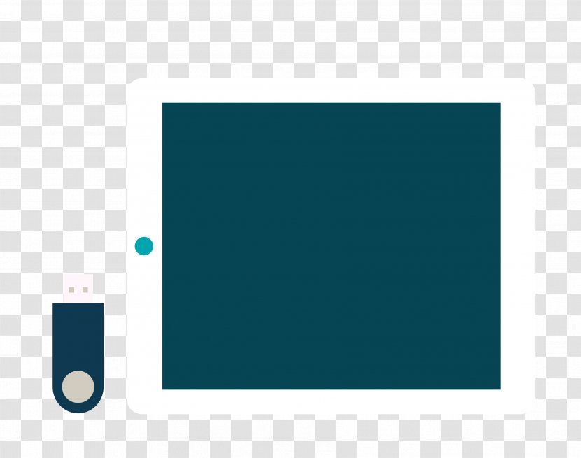Brand Graphic Design Pattern - Aqua - Vector Tablet PC U Disk Material Transparent PNG