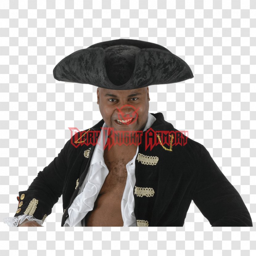 Hat Tricorne Bicorne Piracy Costume Transparent PNG