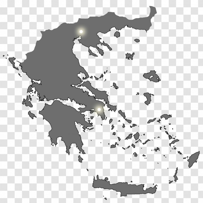 Greece Blank Map Mapa Polityczna Transparent PNG