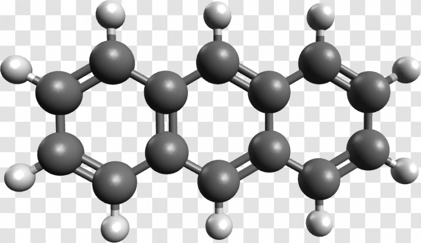 Molecule Anthracene Chemistry 3D Computer Graphics Atom - Intepirdine - Hydrocarbon Transparent PNG