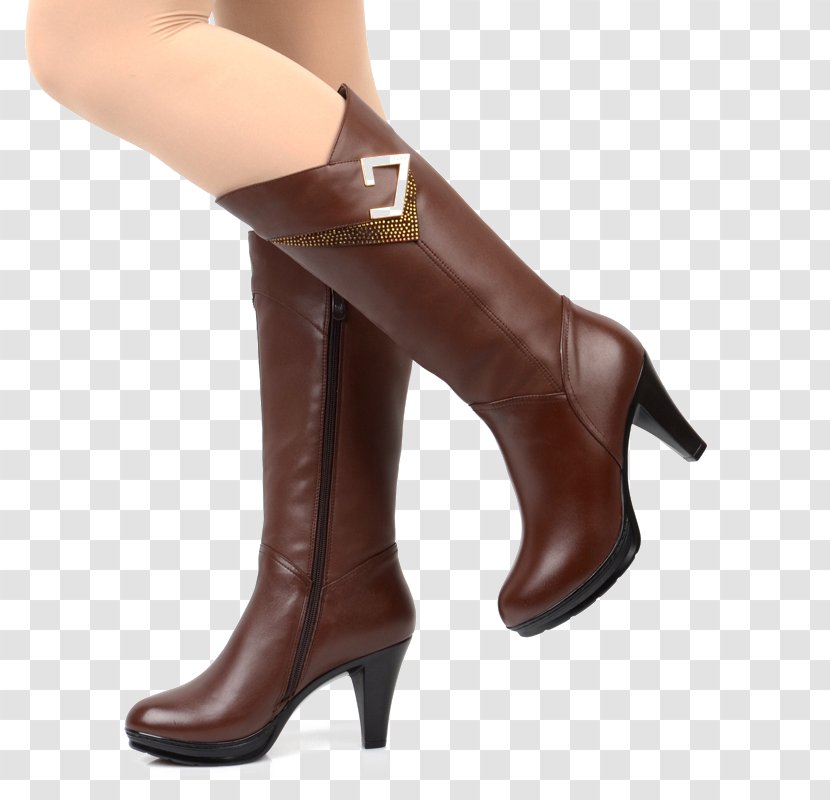 Riding Boot Shoe High-heeled Footwear Knee-high - Knee - Ms. Boots Transparent PNG