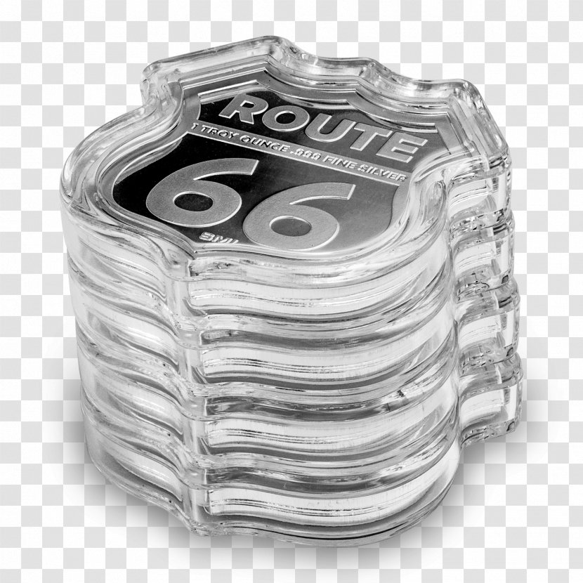 Gemini Giant U.S. Route 66 Silver Highway Ounce - Illinois - Stacked Gold Bars Transparent PNG
