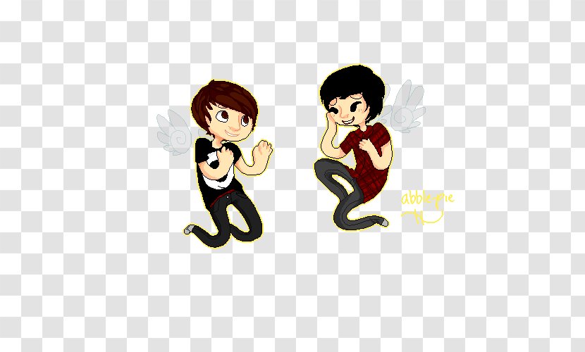 Dan And Phil Fan Art Illustration GIF - Watercolor Transparent PNG