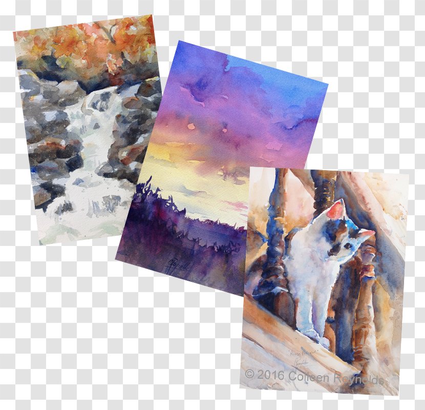 Watercolor Painting Photography Portfolio Transparent PNG