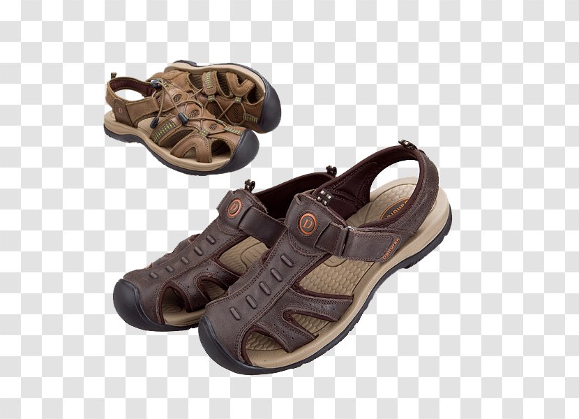 Sandal Shoe Leather - Footwear - Men's Sandals Transparent PNG