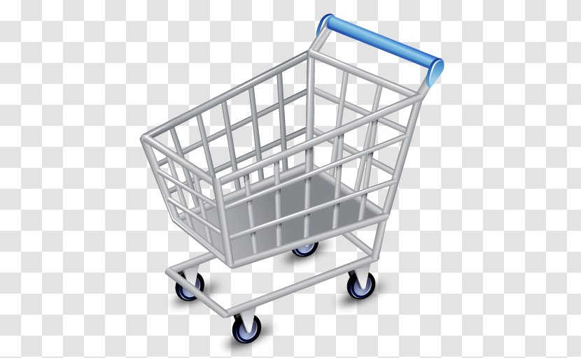 Shopping Cart Online - Icon Design - Silver Transparent PNG