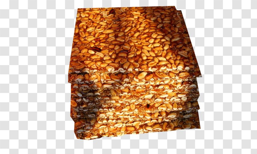 Brittle Crisp Peanut Candy - Freshly Baked Transparent PNG