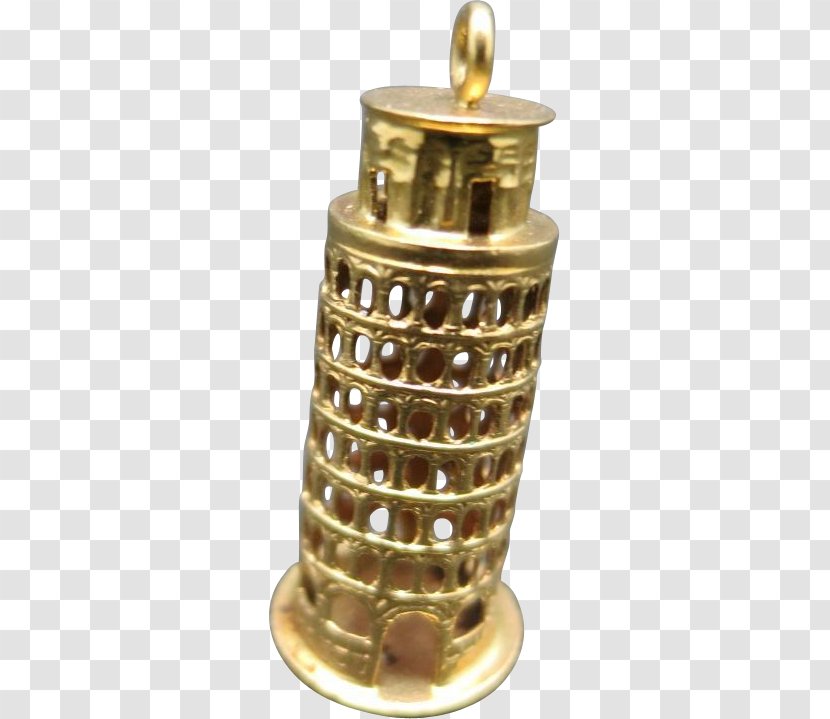 01504 Computer Hardware - Brass - Leaning Tower Of Pisa Transparent PNG
