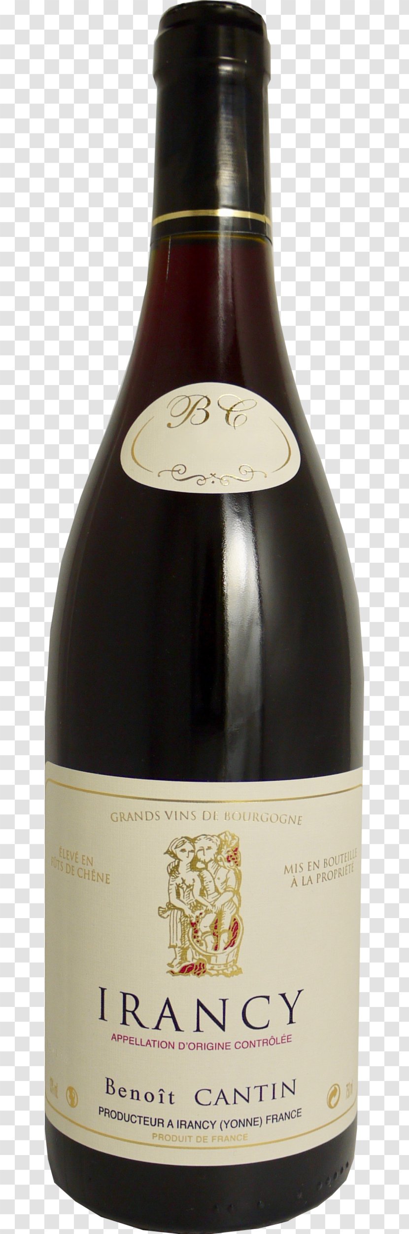 Burgundy Wine Beaune Bourgogne Pinot Noir - Glass Bottle Transparent PNG