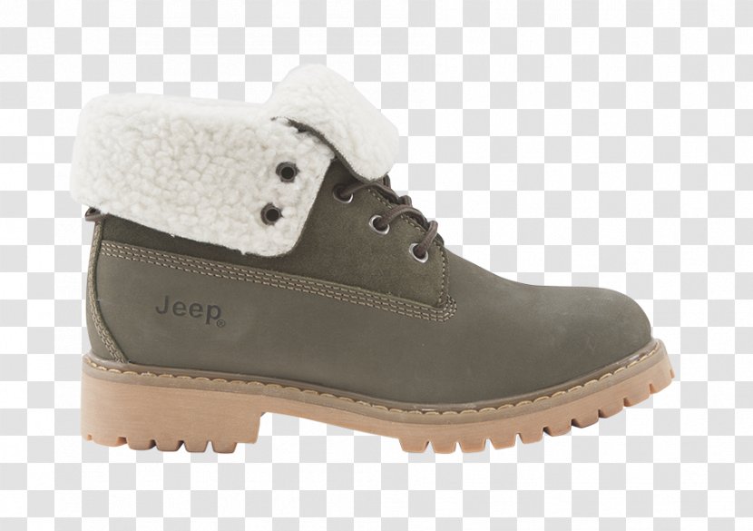 Snow Boot Shoe Suede Footwear - Jeep Transparent PNG