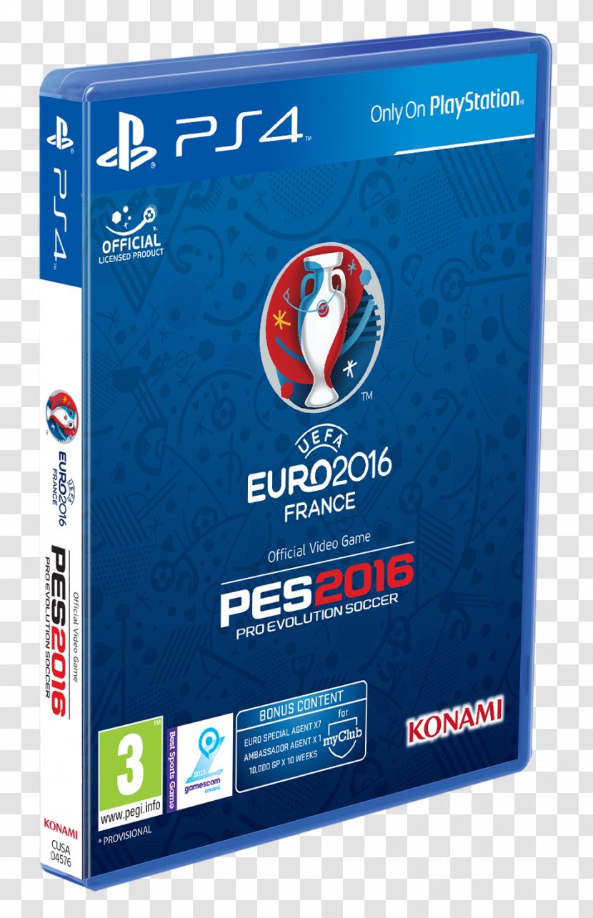 Pro Evolution Soccer 2016 FIFA 17 UEFA Euro Xbox 360 PlayStation 4 - Multimedia - Group D Transparent PNG