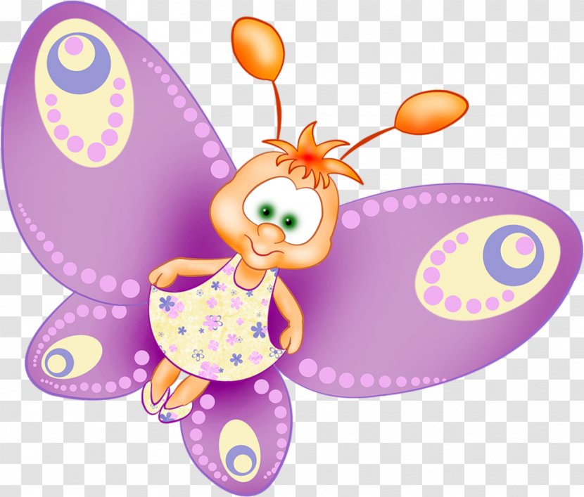 Butterfly Cartoon Clip Art - Royaltyfree - Fairy Transparent PNG