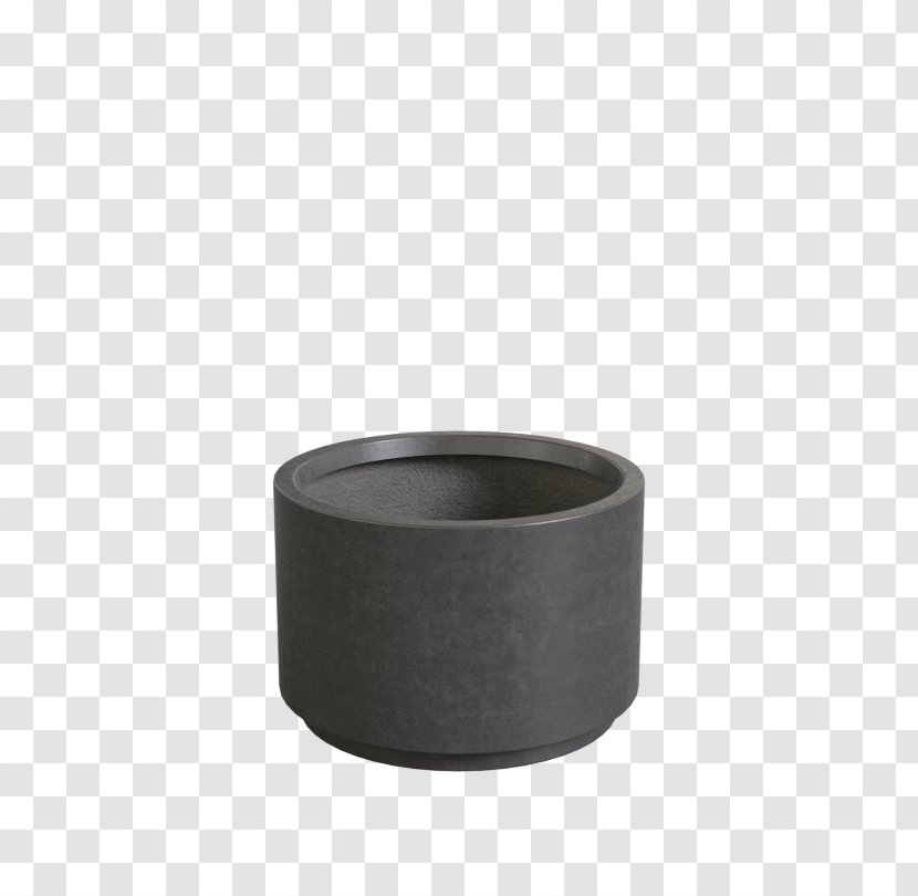 Cylinder Flowerpot Garden Concrete Quatro Design Pty Ltd - Charcoal Transparent PNG