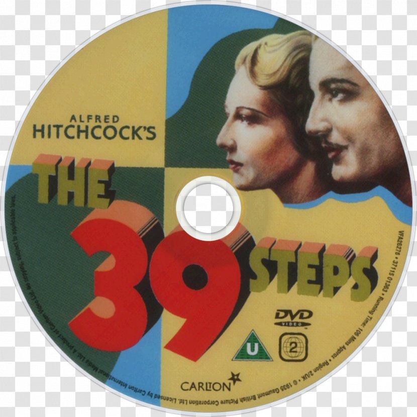 The 39 Steps DVD Film Blu-ray Disc Tihar - Television Transparent PNG