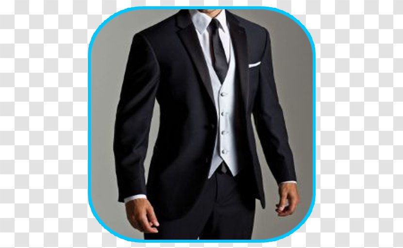 Suit Waistcoat Tuxedo Black Tie Gilets Transparent PNG