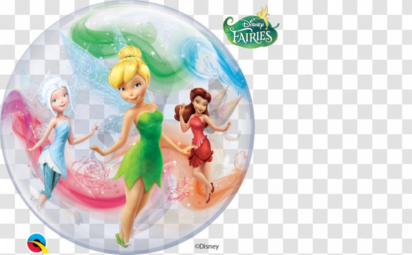 Disney Fairies Belle Tinker Bell Balloon Cinderella - Little Mermaid - Hello Kitty Balloons Transparent PNG