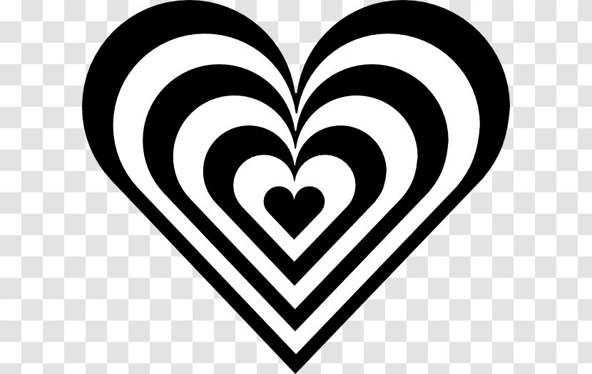 Heart Black And White Clip Art - Tree - Designs Cliparts Transparent PNG