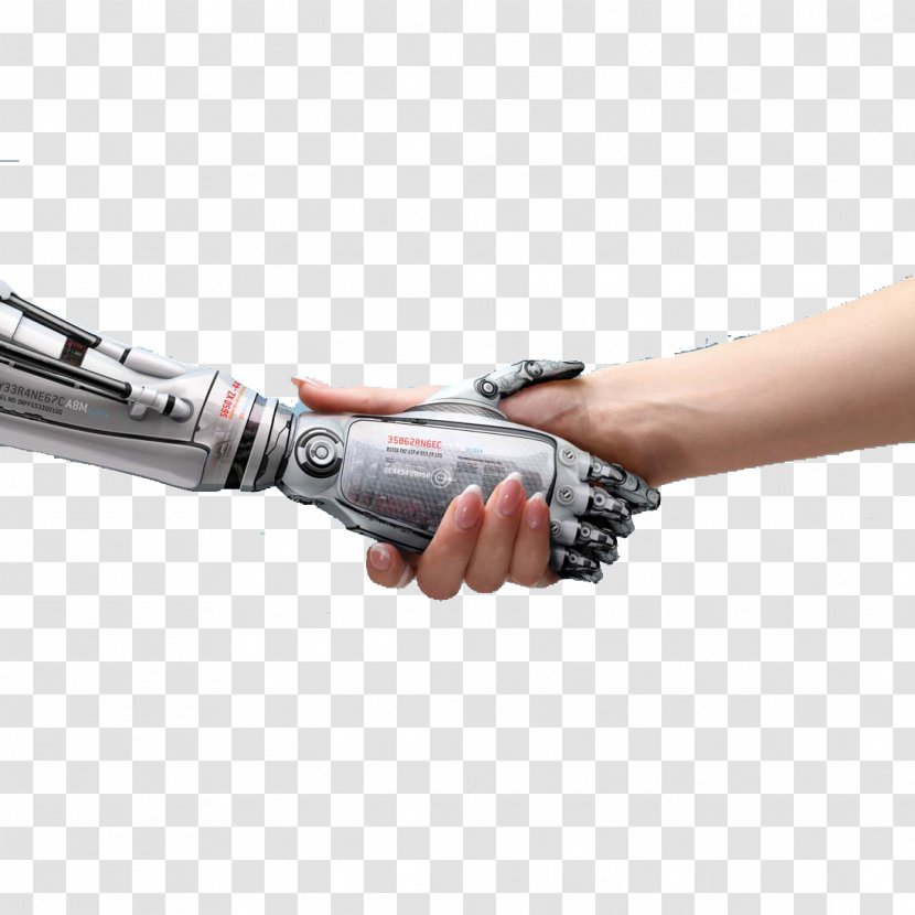 Robotics Artificial Intelligence Robotic Process Automation Social Robot - Hand - Humans And Robots Era Transparent PNG