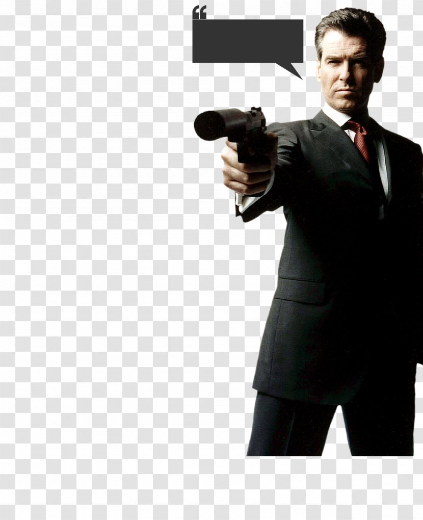 Pierce Brosnan James Bond GoldenEye Actor Autograph - Image Transparent PNG