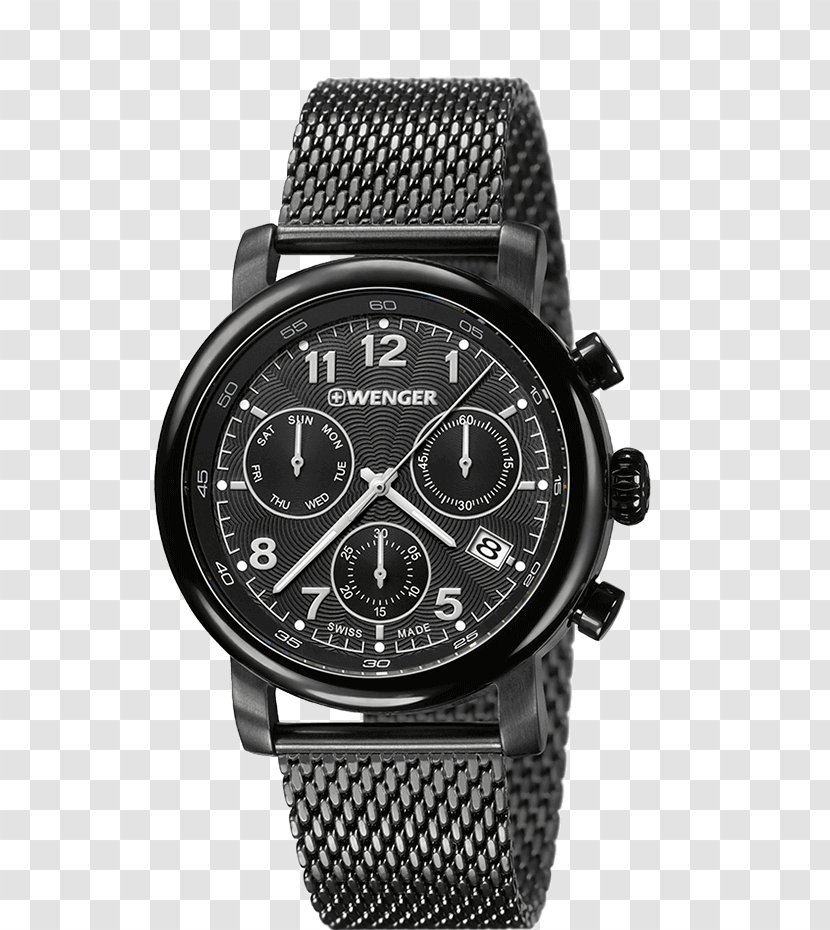 Watch Strap Chronograph Wenger Swiss Made Transparent PNG