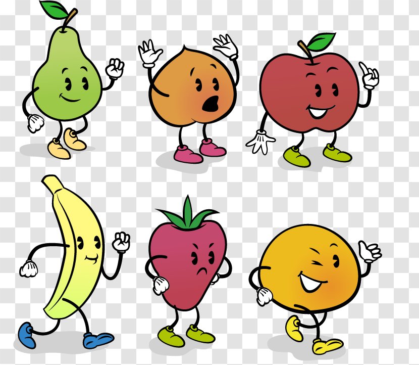Fruit Image Strawberry Illustration - Grape - Cute Cartoon Food Transparent PNG