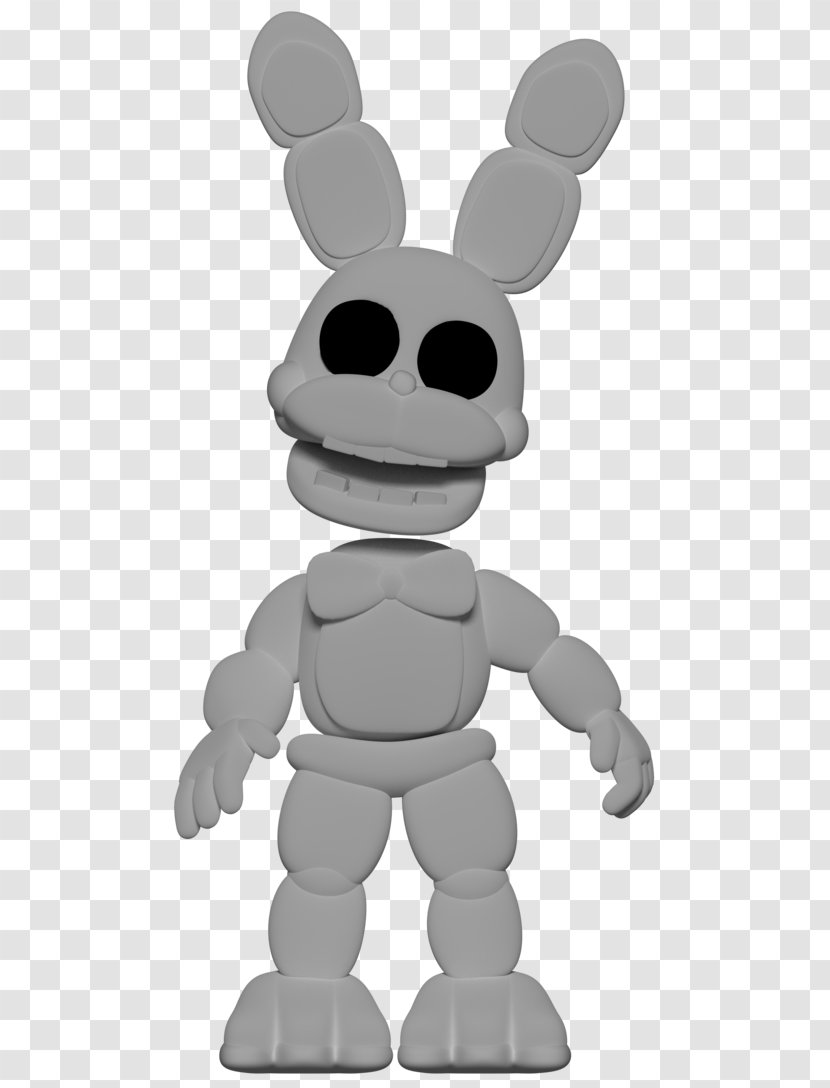 FNaF World White Rabbit Photography Animation - Black And - Squirrel Transparent PNG