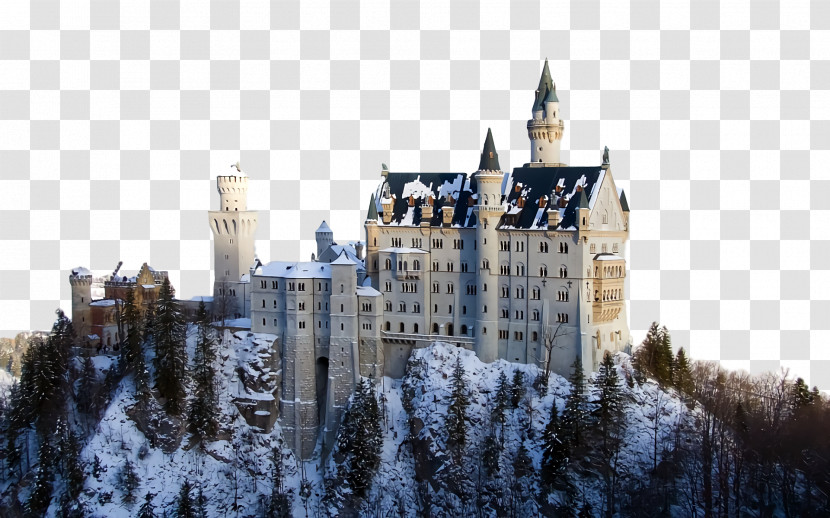 Neuschwanstein Castle Castle City Landmark Transparent PNG