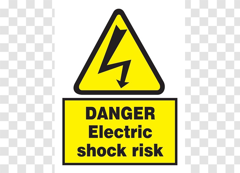 Warning Label Sign Electricity Hazard - Symbol - Electrical Shock Transparent PNG