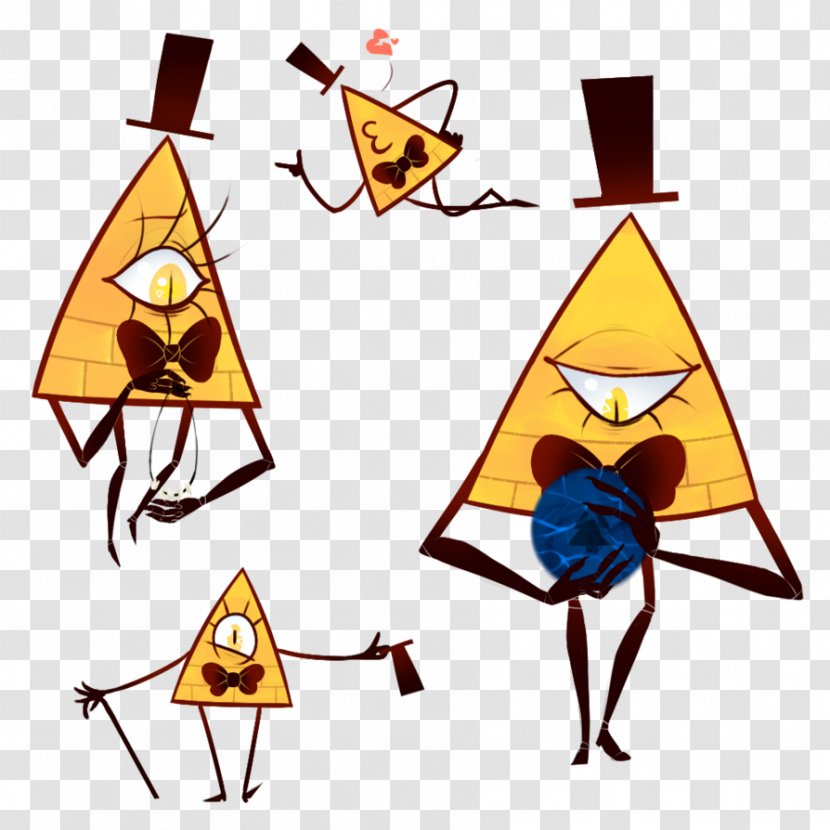 Bill Cipher Dipper Pines Acute And Obtuse Triangles - Artwork - Triangle Transparent PNG