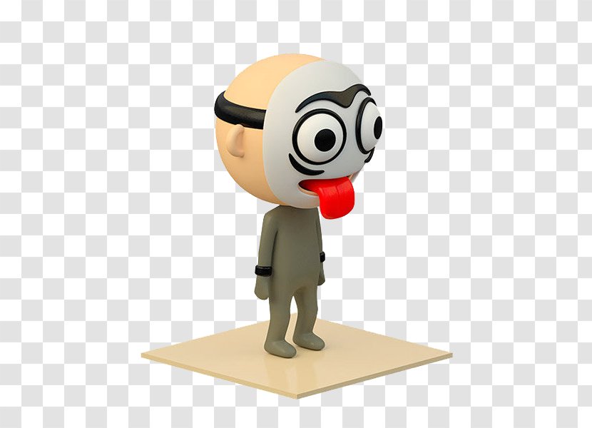 Designer Toy Cartoon - Art - Mask Red Tongue Robot Transparent PNG