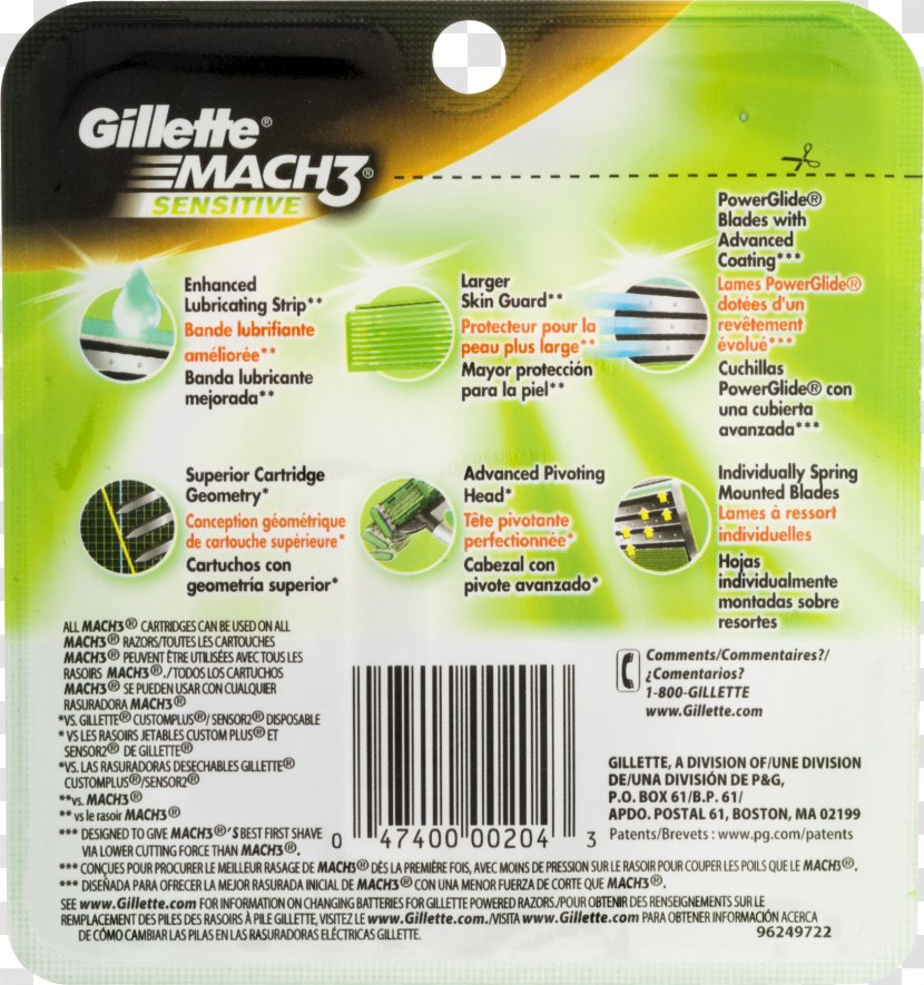 Gillette Mach3 Razor Connecticut Transparent PNG