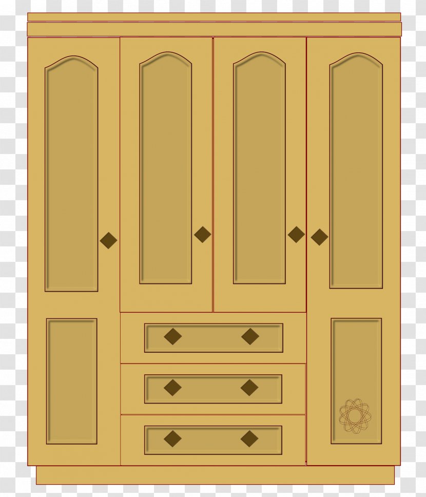 Wardrobe Closet Clip Art - Cliparts Wood Cabinet Transparent PNG