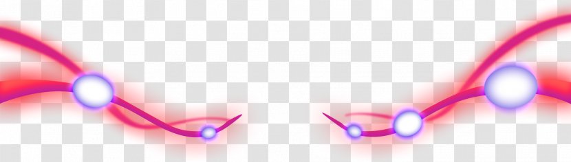 Light Halo Blue Chemical Element - Purple - Red Curve Glow Effect Transparent PNG