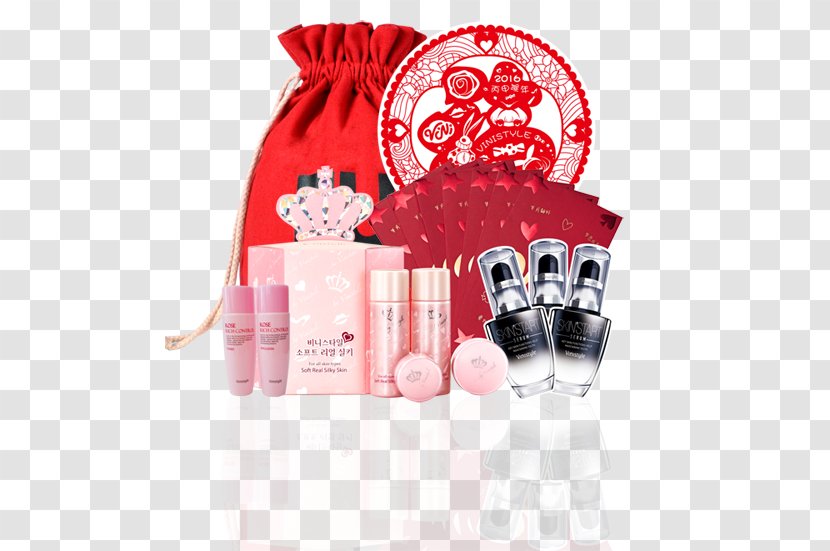 Cosmetics Chinese New Year Fukubukuro - Gift Basket - Spring Beauty Lucky Bag Transparent PNG