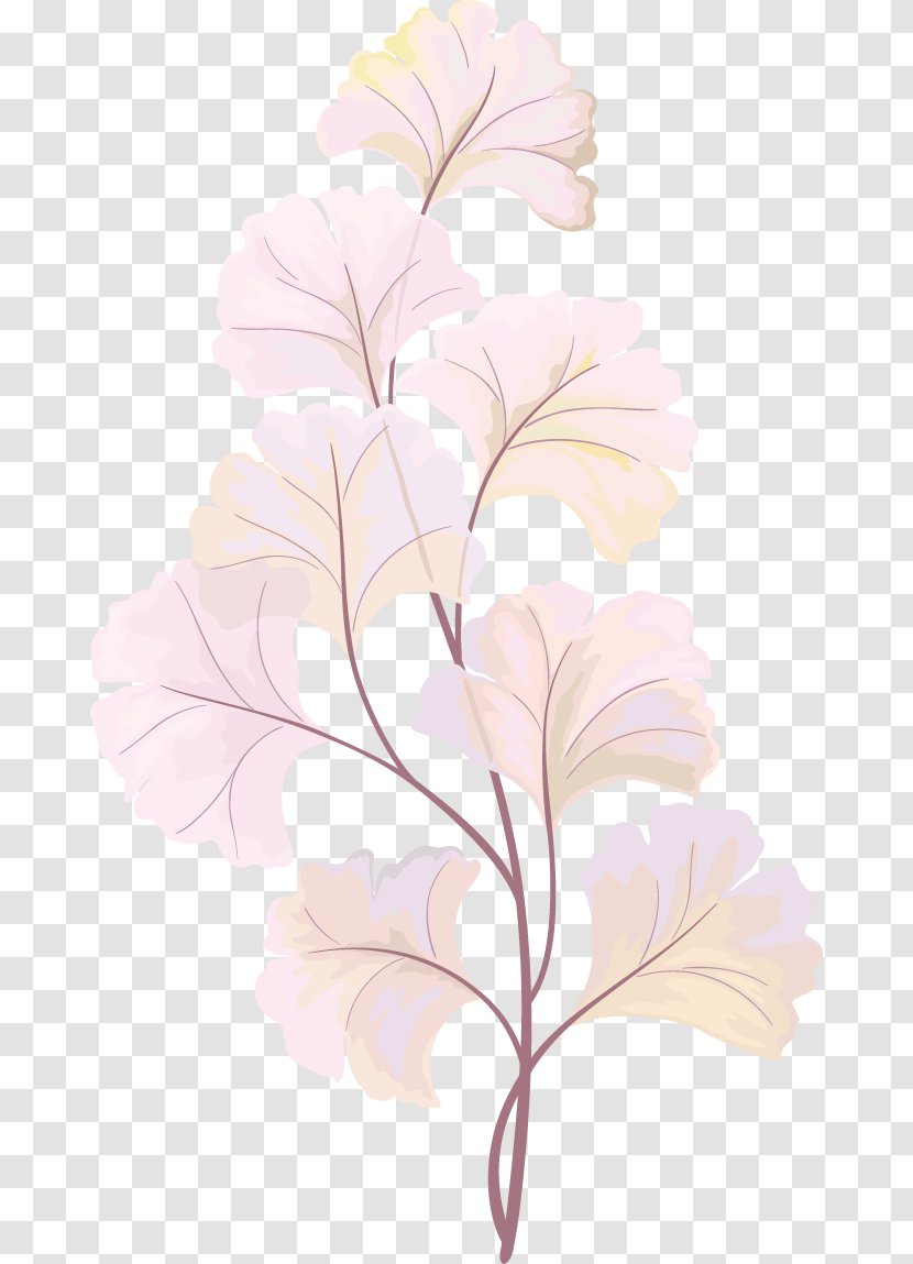 Floral Design Leaf Petal - Blossom - Cartoon Watercolor Decoration Transparent PNG