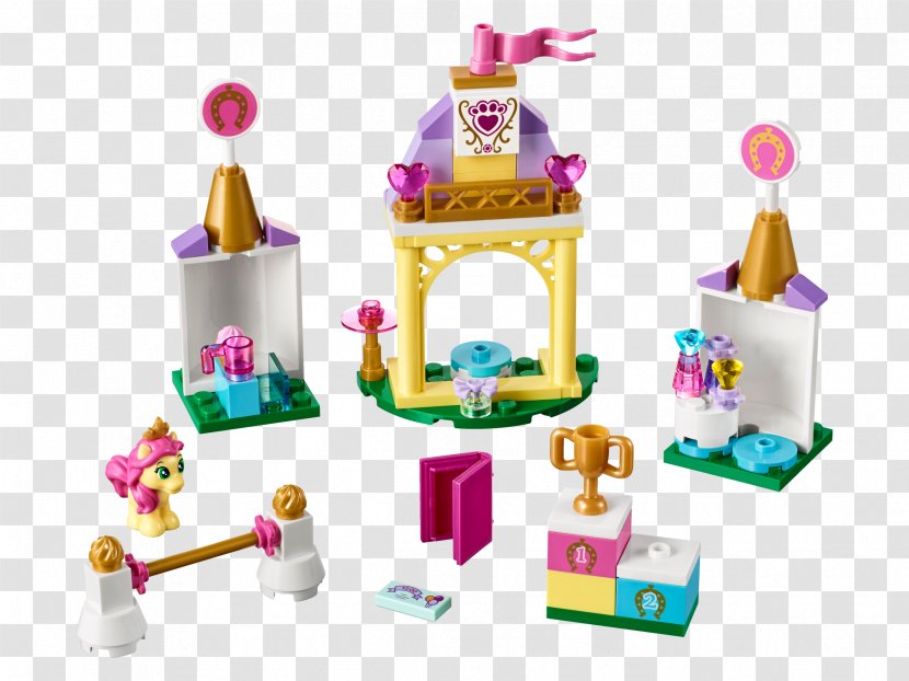 Belle LEGO 41144 Disney Whisker Haven Tales Petite's Royal Stable Princess Toy - Block Transparent PNG