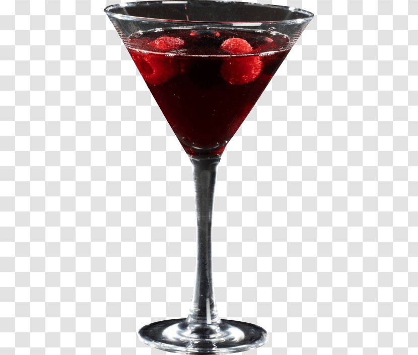 Cocktail Garnish Kir Wine Martini - Stemware Transparent PNG