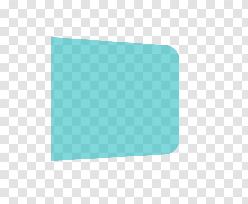 Turquoise Rectangle - Blue - Reproductive Health Transparent PNG
