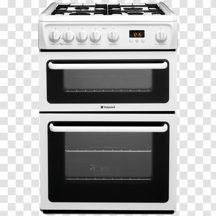 Hotpoint HAG60 - Gas Stove Cooking Ranges CookerOven Transparent PNG