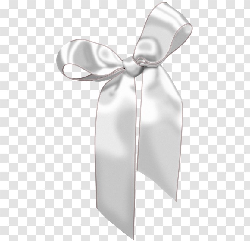Ribbon Silver Gift Shoelace Knot - Bow Transparent PNG