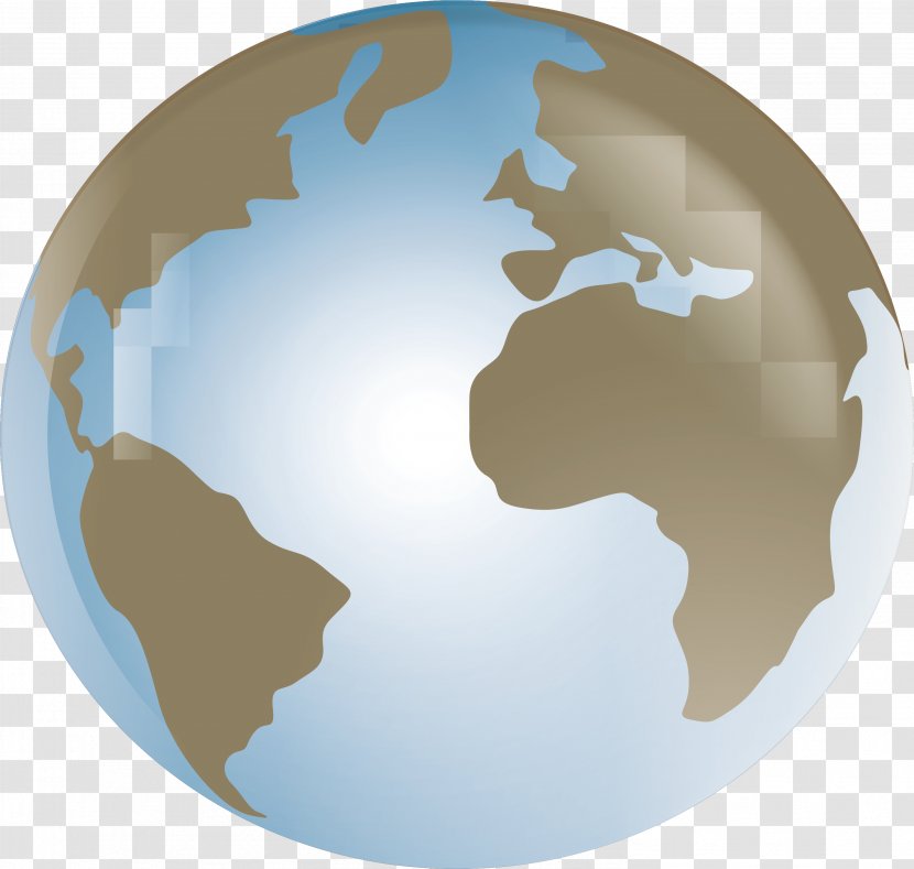 Earth Blue 3D Computer Graphics - Crystal Transparent PNG