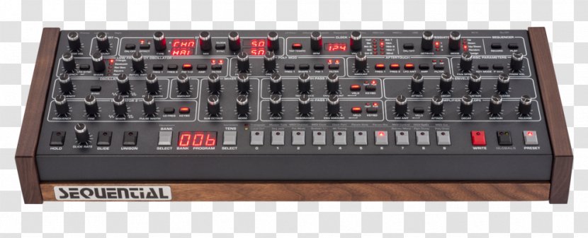 Prophet '08 Sequential Circuits Prophet-5 Evolver Sound Synthesizers Dave Smith Instruments - Cartoon - Musical Transparent PNG