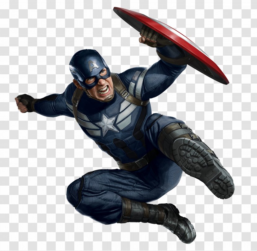 Captain America's Shield Black Widow Panther Falcon - The Avengers - America Transparent PNG