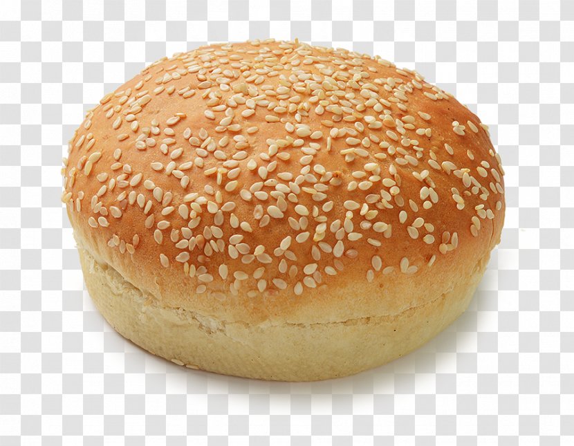Hamburger Bread Bun Kiev Toast - Parbaking Transparent PNG