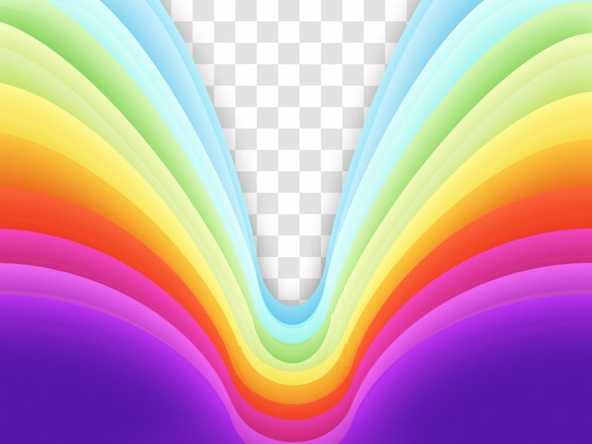 Graphic Design Download - Orange - Color Wave Border Transparent PNG
