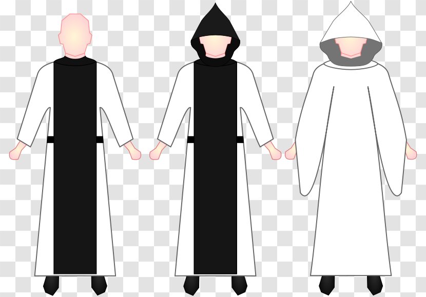 Religious Habit Scapular Hieronymites Order - Monk - Costume Transparent PNG