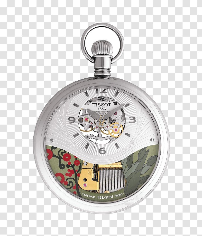 Pocket Watch Tissot Clock Baselworld - Movement Transparent PNG