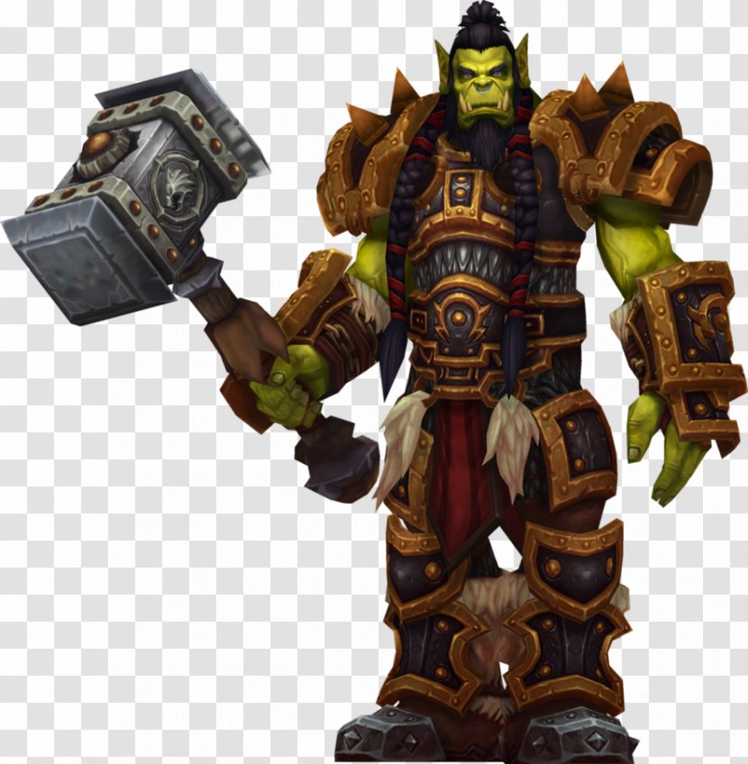 Warlords Of Draenor Durotan Orgrim Doomhammer Thrall Orda - Orc - World Warcraft Transparent PNG